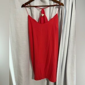Jcrew Scalloped V-Neck Dress